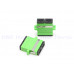 AD-2SFA-2SFA-SM 2SC/APC轉2SC/APC耦合器+雙耳 雙母對接頭+雙工+雙耳 SC雙工雙接頭 雙接頭 SC SC 双母對接頭 單模 雙芯 光纖適配器 双工法蘭 耦合器